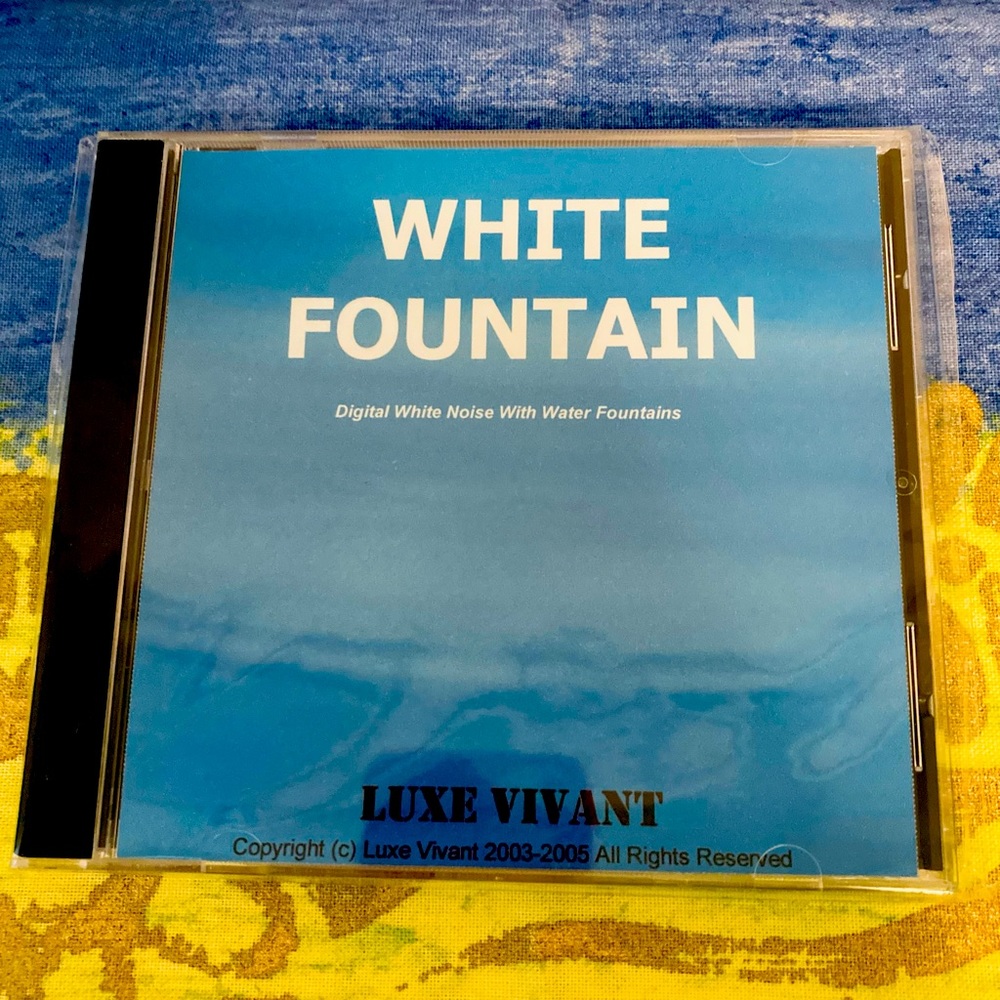 White Fountain Digital White Noise With Water Fountain CD